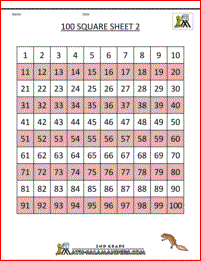 Free Counting Worksheets - Counting by 1s