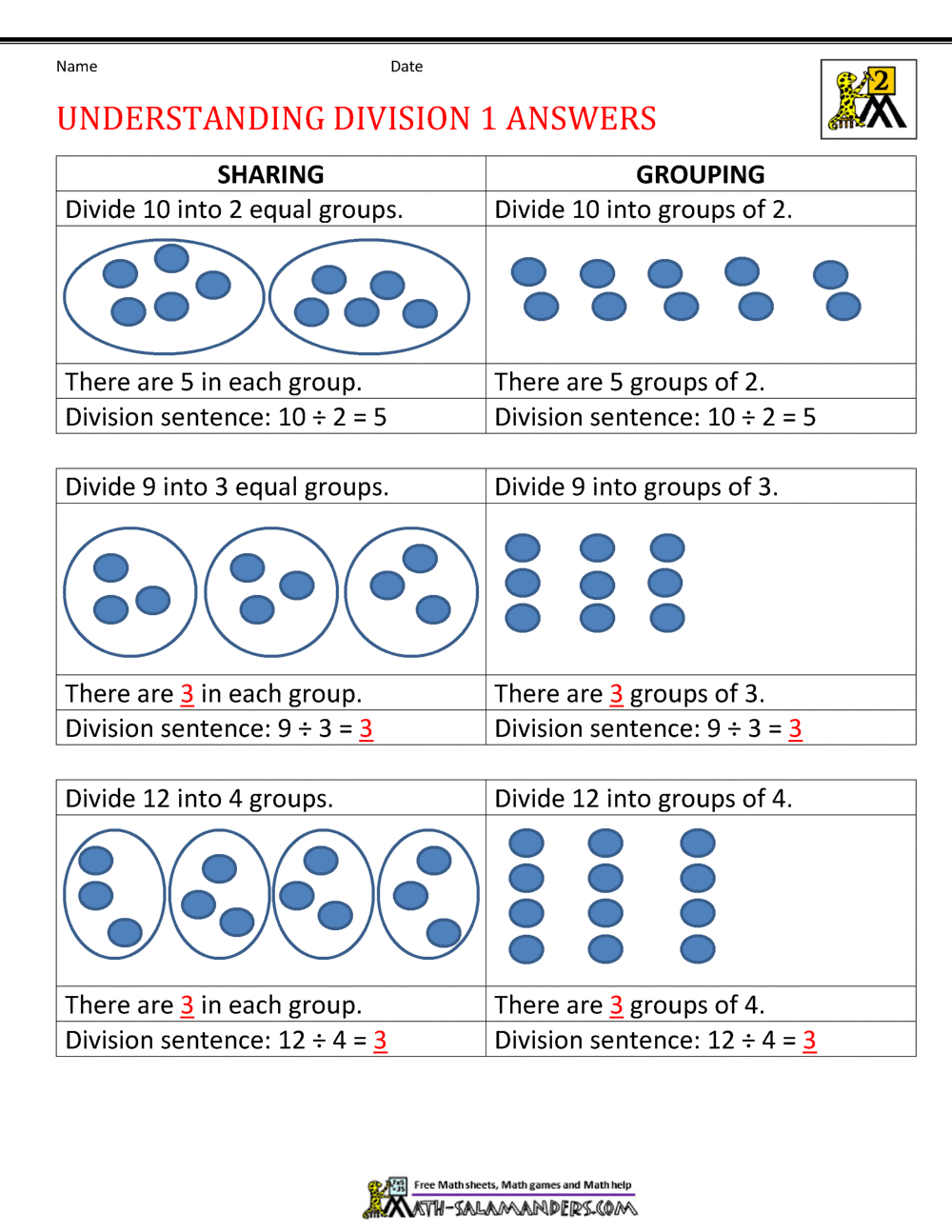 division-with-equal-groups-worksheets