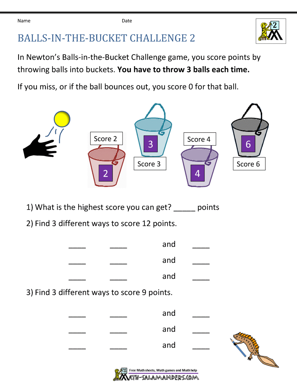 second grade math expressions challenge