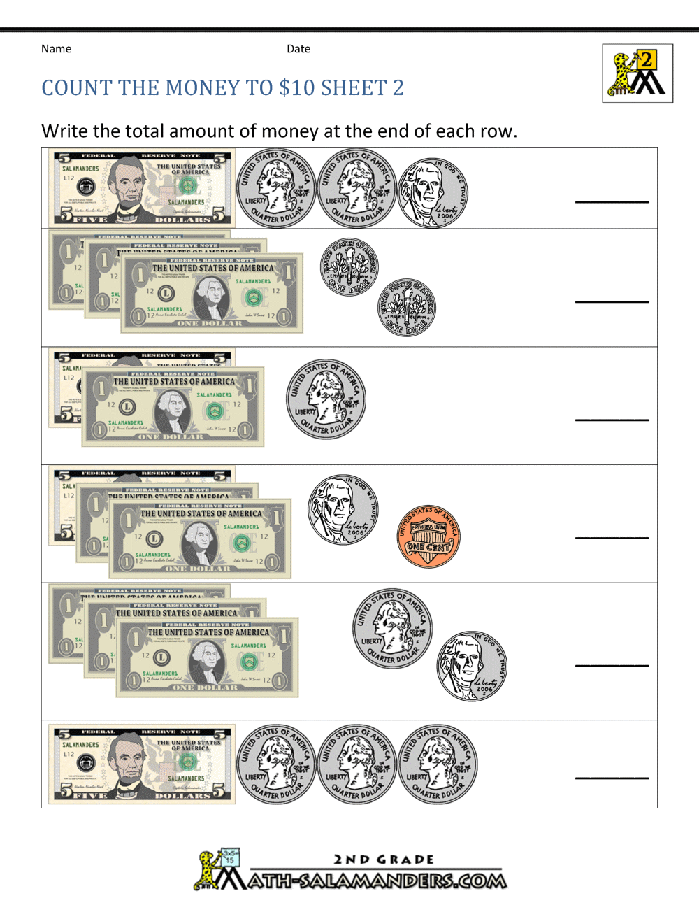 comparing-money-amounts-worksheet