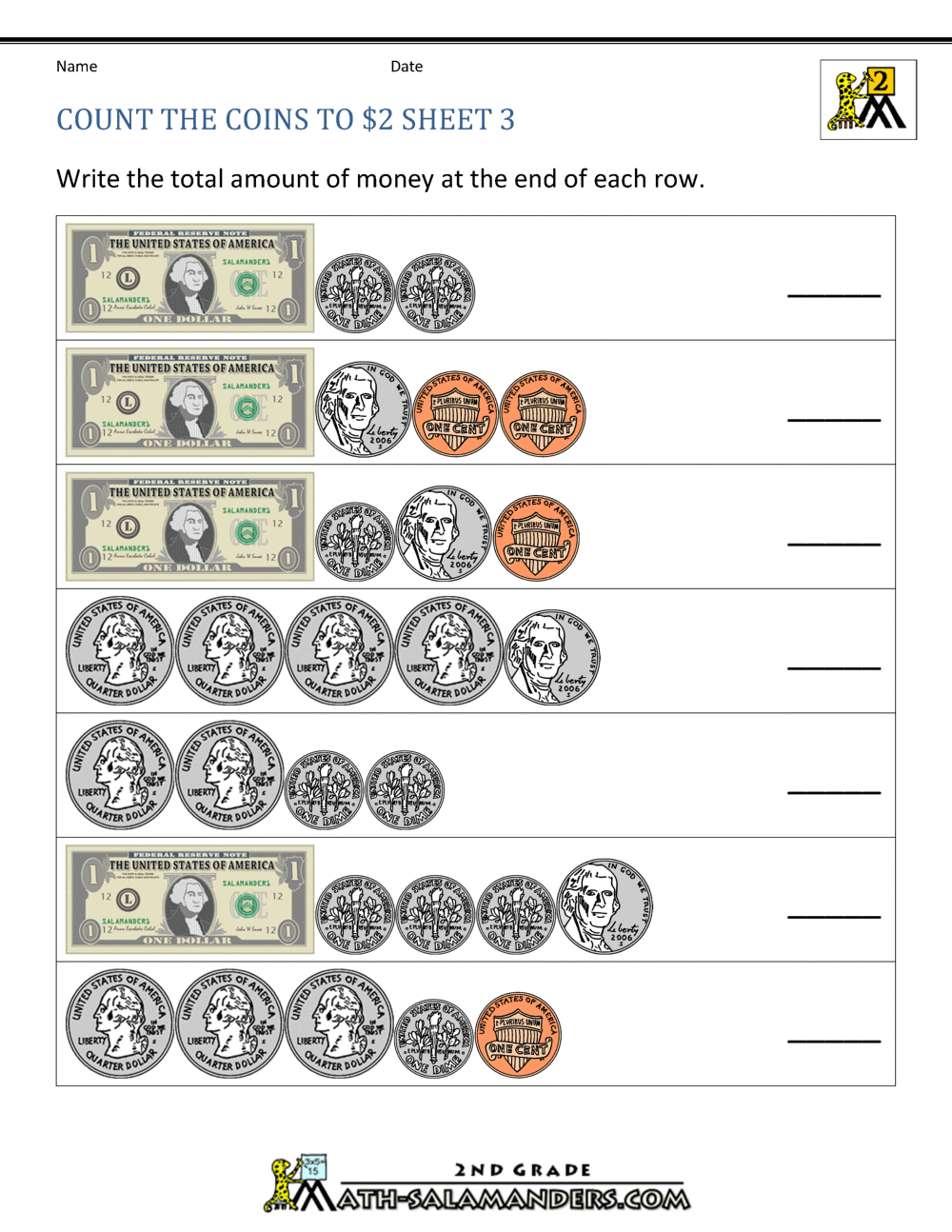Printable Coin Worksheets Printable World Holiday