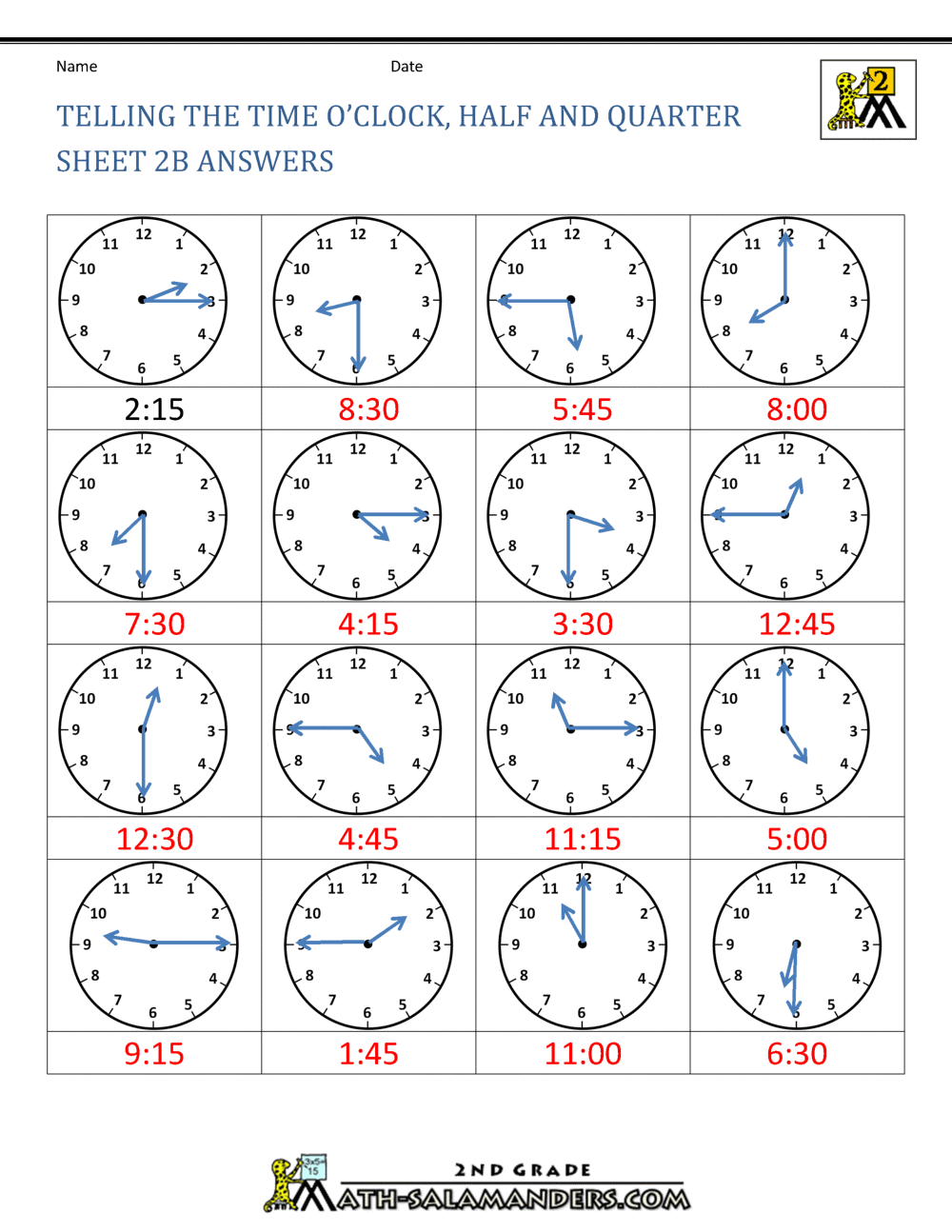 free-clock-worksheets-year-2