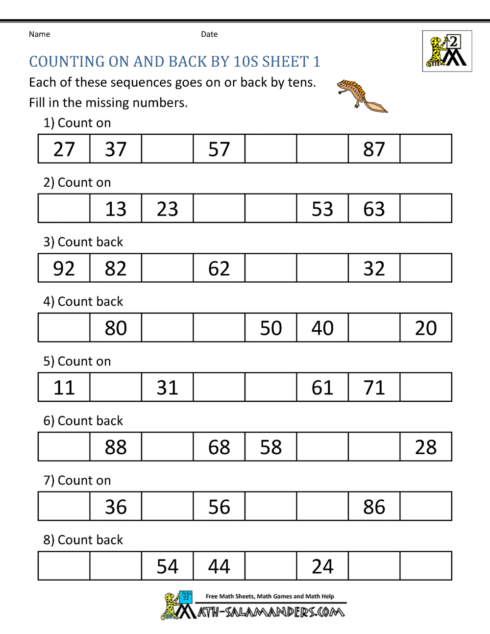 Tens And Ones Worksheets Grade 1 Pdf Place Value Worksheets 4 Digit Numbers These First