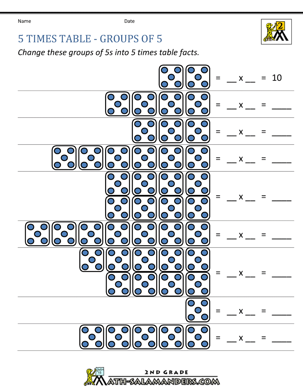 Multiplication By 5 Worksheets Free Printable Worksheet