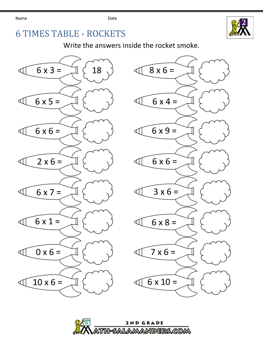multiplication worksheets 6 and 7 times tables