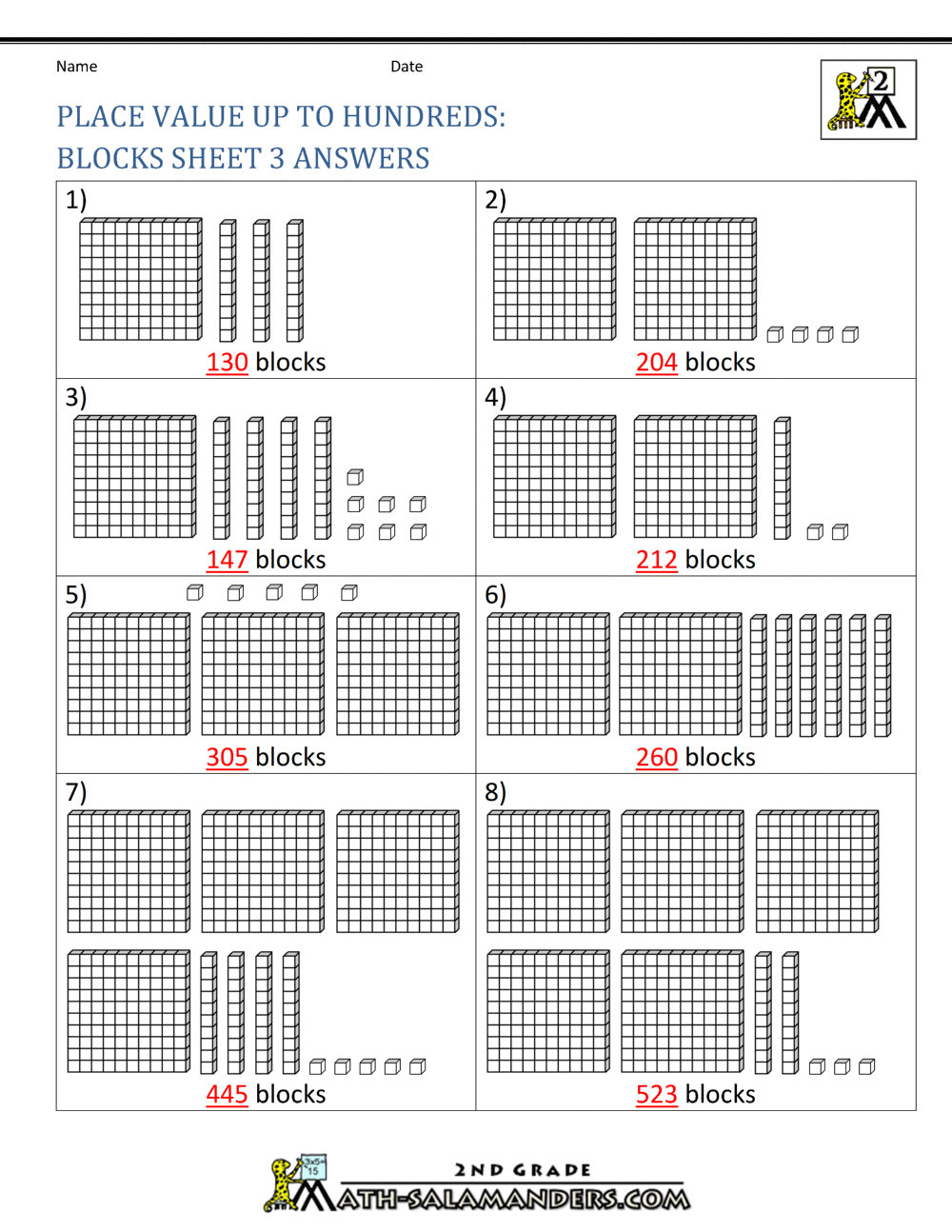 Adding With Place Value Blocks Worksheets Bmp dolla