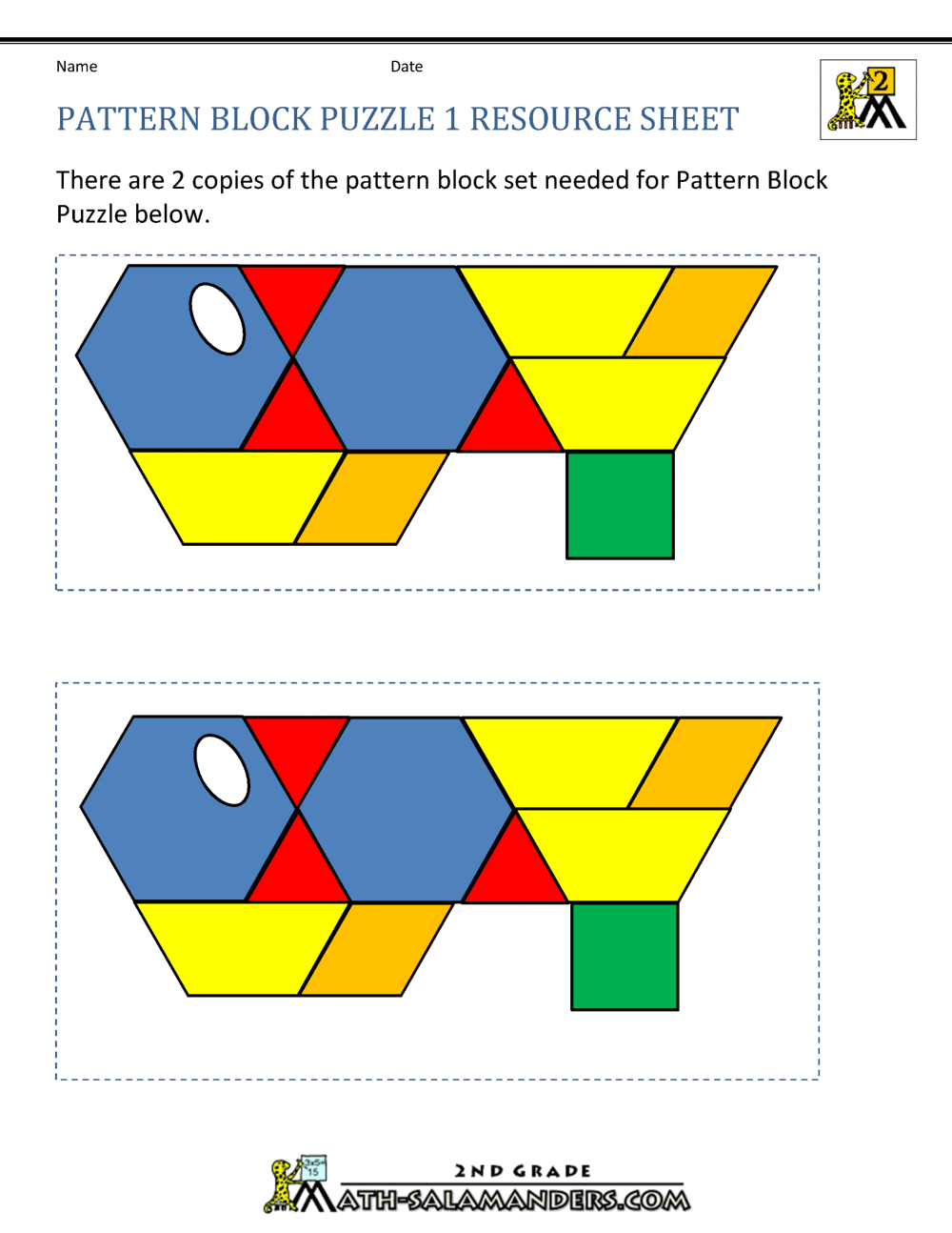 Math Puzzles for Kids - Shape Puzzles