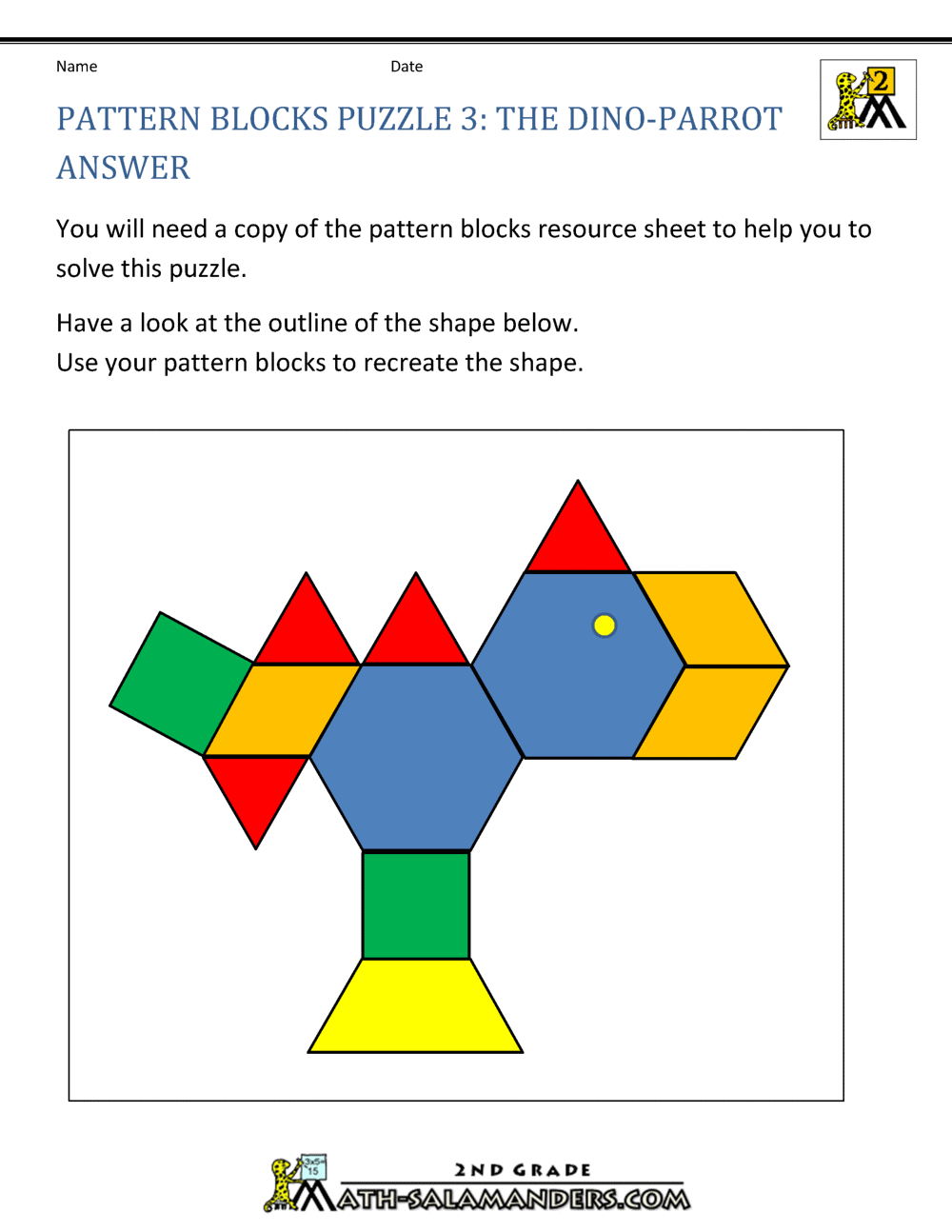 Math Puzzles for Kids - Shape Puzzles